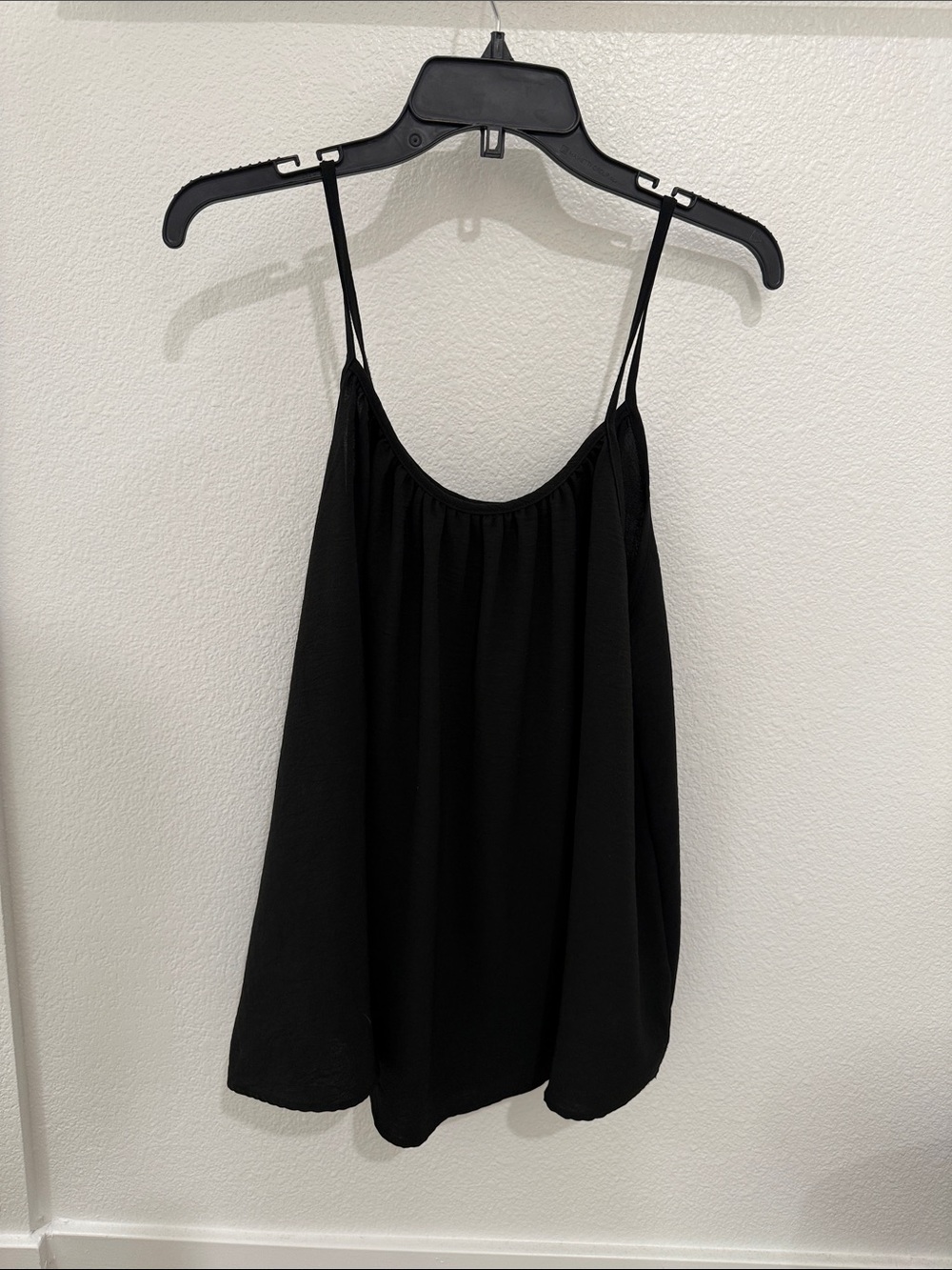 Tres Bien Black Spaghetti Strap Swing Camisole
